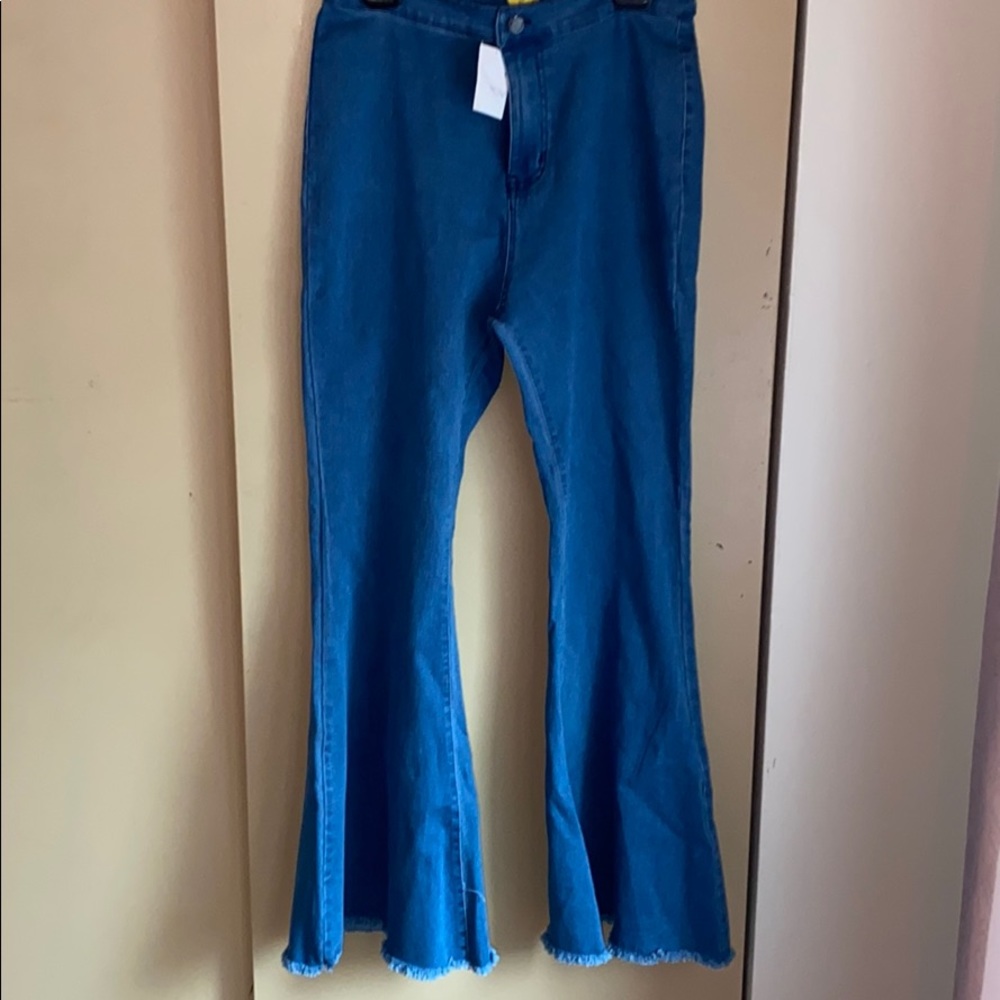 Booty enhancing Bell bottom jeans